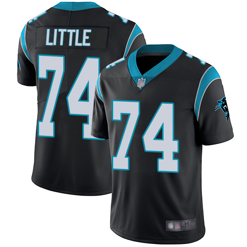 Carolina Panthers Limited Black Men Greg Little Home Jersey NFL Football #74 Vapor Untouchable
